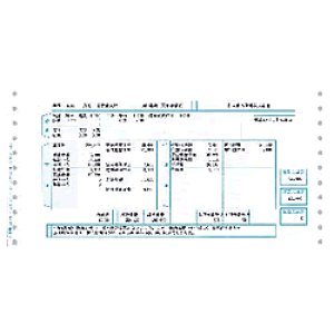 画像: 給与明細書（連続用紙/15インチドットプリンター用）